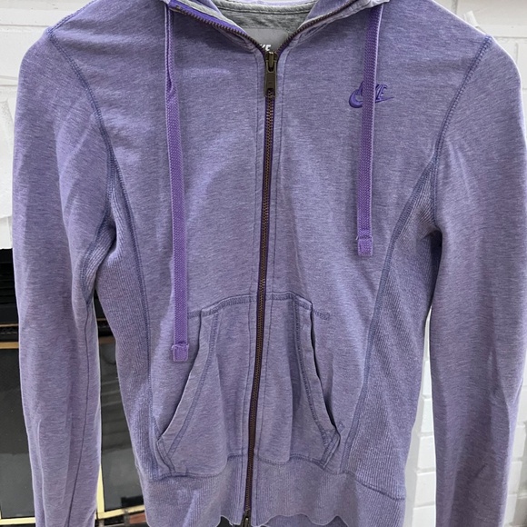 Nike Hooded Full Zip Jacket - Lavender - Picture 4 of 5